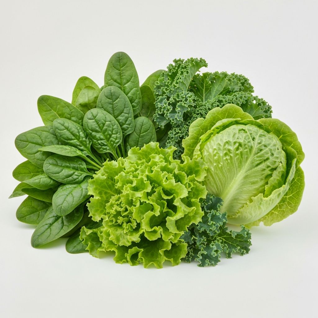 Leafy green vegetables